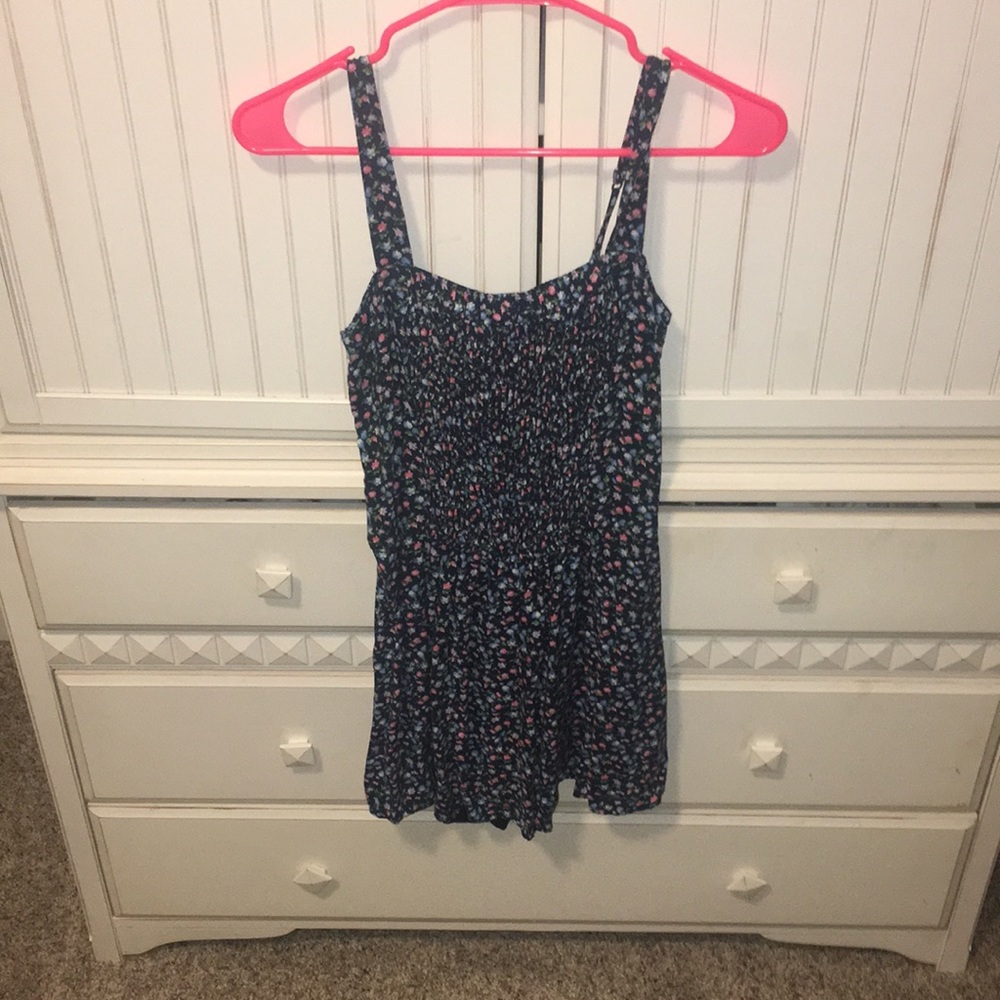 Floral printed romper